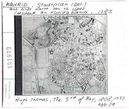 Vorschaubild Madrid: Stadtplan aus einer Karte von Th. López, 1783 